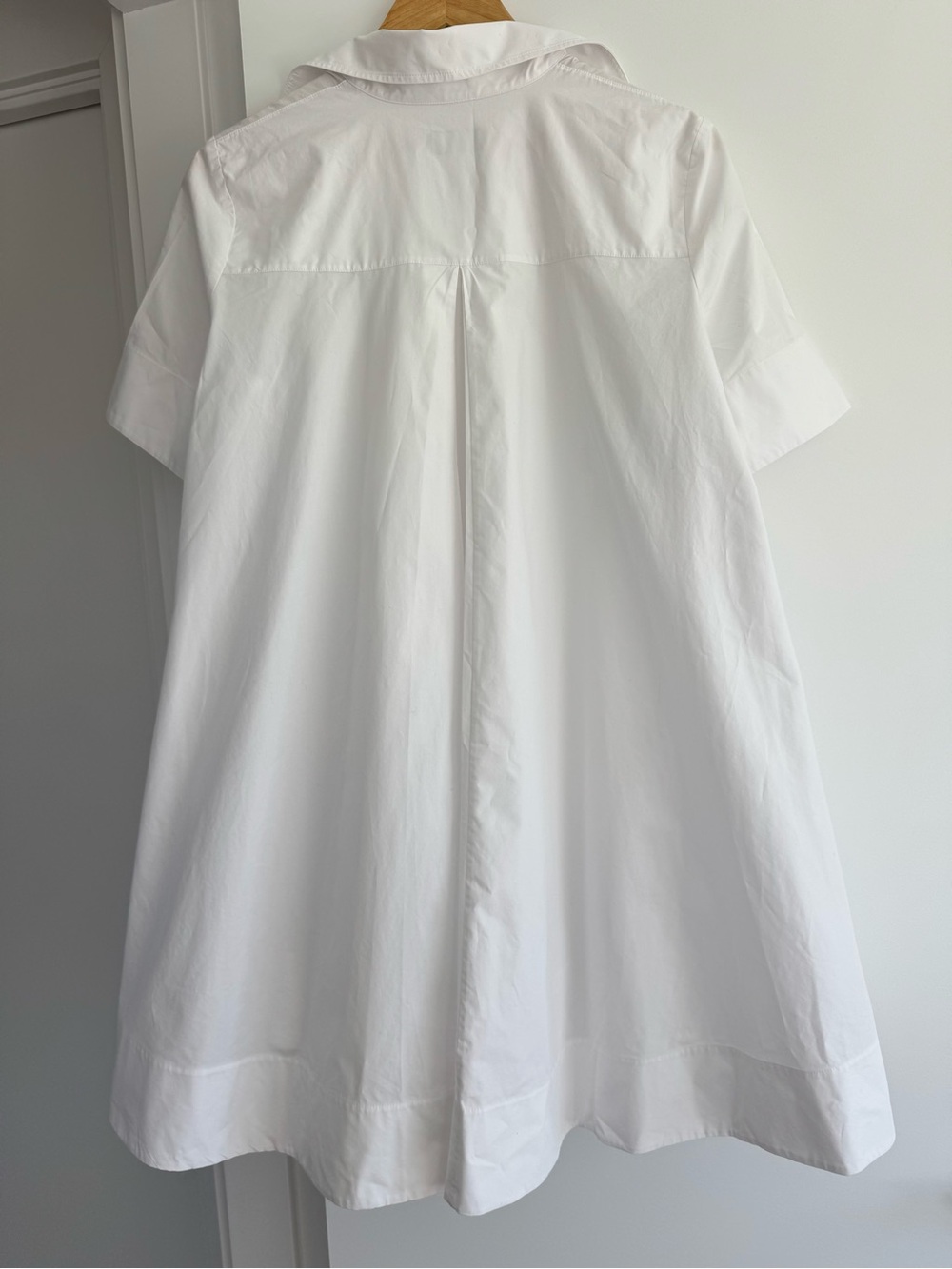 NWOT Ralph Lauren White Cotton A-Line Shirtdress - Picture 6 of 8